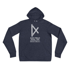 PRX facility map in PARIS; TEXAS Hoodie