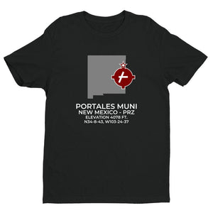 PRZ facility map in PORTALES; NEW MEXICO, Black
