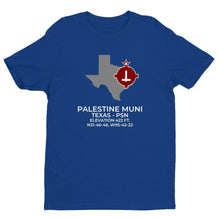 Load image into Gallery viewer, PSN facility map in PALESTINE; TEXAS, Royal Blue