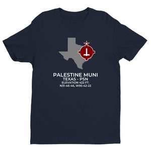 PSN facility map in PALESTINE; TEXAS, Navy