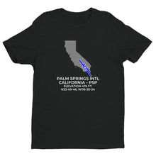 Load image into Gallery viewer, PSP facility map in PALM SPRINGS; CALIFORNIA, Black