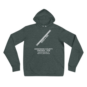 PTB facility map in PETERSBURG; VIRGINIA Hoodie
