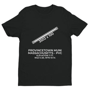 pvc provincetown ma t shirt, Black