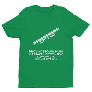 pvc provincetown ma t shirt, Green