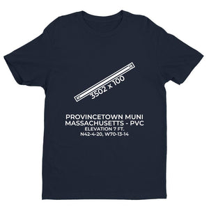pvc provincetown ma t shirt, Navy