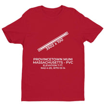 Load image into Gallery viewer, pvc provincetown ma t shirt, Red