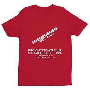 pvc provincetown ma t shirt, Red