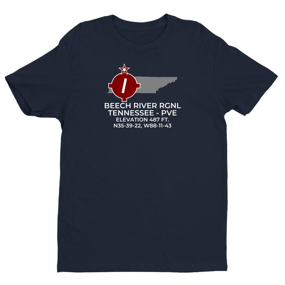 BEECH RIVER RGNL near LEXINGTON-PARSONS; TENNESSEE (PVE; KPVE) T-Shirt