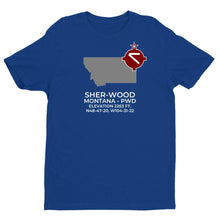 Load image into Gallery viewer, PWD facility map in PLENTYWOOD; MONTANA, Royal Blue