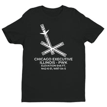 Load image into Gallery viewer, CHICAGO EXECUTIVE in CHICAGO/PROSPECT HEIGHTS/WHEELING; ILLINOIS (PWK; KPWK) T-Shirt