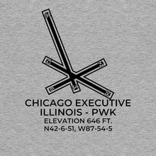 Load image into Gallery viewer, pwk chicago prospect heights wheeling il t shirt, Gray
