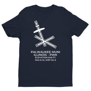 PALWAUKEE MUNICIPAL outside Chicago/Prospect Heights/Wheeling; ILLINOIS (IL) c.1998 T-shirt