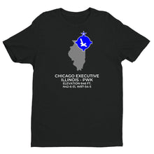 Load image into Gallery viewer, PWK facility map in CHICAGO/PROSPECT HEIGHTS/WHEELING; ILLINOIS, Black