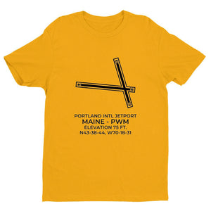 pwm portland me t shirt, Yellow