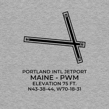 Load image into Gallery viewer, pwm portland me t shirt, Gray