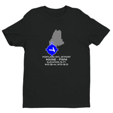 Load image into Gallery viewer, PWM facility map in PORTLAND; MAINE, Black