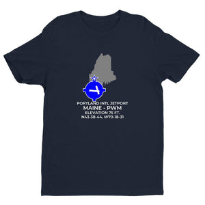 PWM facility map in PORTLAND; MAINE, Navy