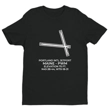 Load image into Gallery viewer, pwm portland me t shirt, Black