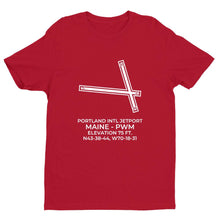 Load image into Gallery viewer, pwm portland me t shirt, Red