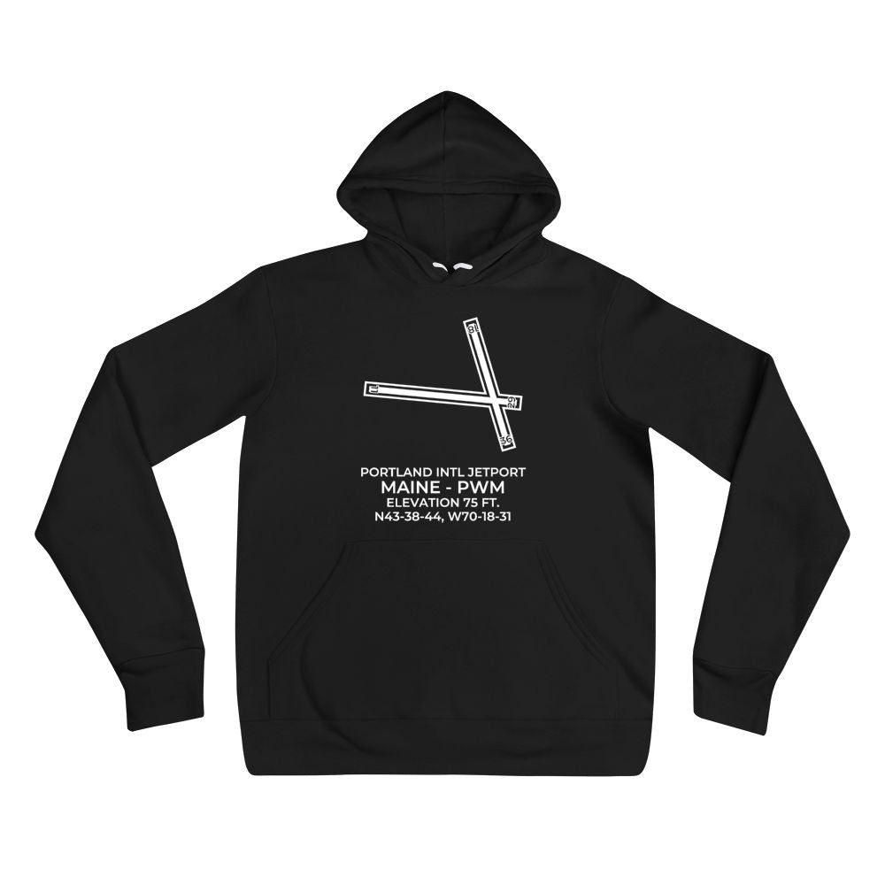 PWM facility map in PORTLAND; MAINE Hoodie