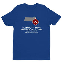 Load image into Gallery viewer, PYM facility map in PLYMOUTH; MASSACHUSETTS, Royal Blue
