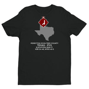 PYX facility map in PERRYTON; TEXAS, Black