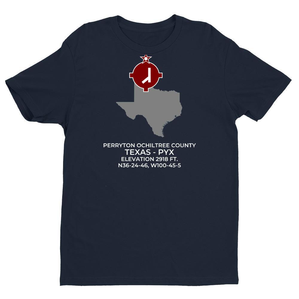 PYX facility map in PERRYTON; TEXAS, Navy