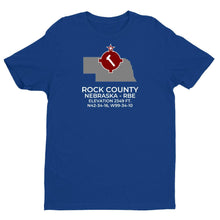 Load image into Gallery viewer, RBE facility map in BASSETT; NEBRASKA, Royal Blue