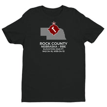 Load image into Gallery viewer, RBE facility map in BASSETT; NEBRASKA, Black