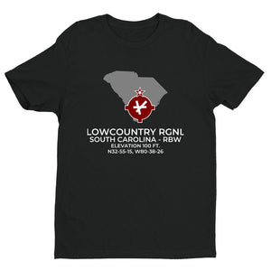 RBW facility map in WALTERBORO; SOUTH CAROLINA, Black
