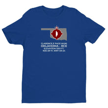 Load image into Gallery viewer, RCE facility map in OKLAHOMA CITY; OKLAHOMA, Royal Blue