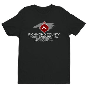 RCZ facility map in ROCKINGHAM; NORTH CAROLINA, Black