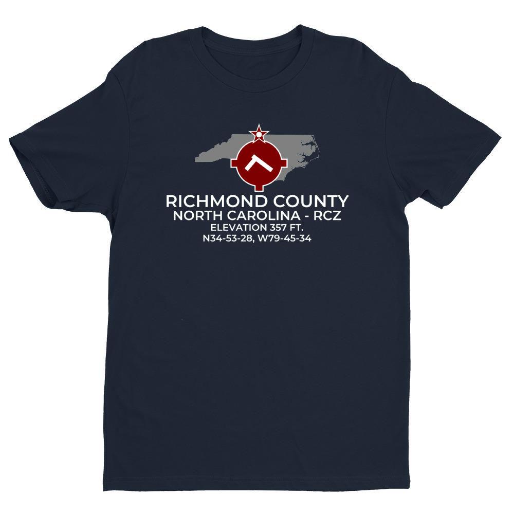 RCZ facility map in ROCKINGHAM; NORTH CAROLINA, Navy
