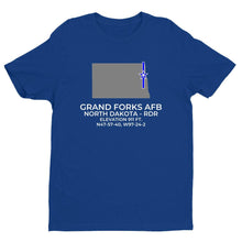 Load image into Gallery viewer, RDR facility map in GRAND FORKS; NORTH DAKOTA, Royal Blue