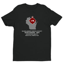 Load image into Gallery viewer, RHI facility map in RHINELANDER; WISCONSIN, Black