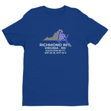 Load image into Gallery viewer, RIC facility map in RICHMOND; VIRGINIA, Royal Blue