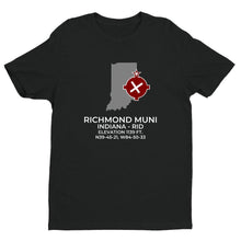 Load image into Gallery viewer, RID facility map in RICHMOND; INDIANA, Black