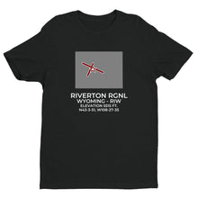 Load image into Gallery viewer, RIW facility map in RIVERTON; WYOMING, Black
