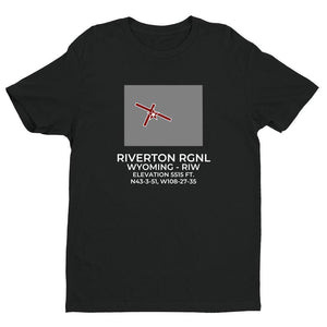 RIW facility map in RIVERTON; WYOMING, Black