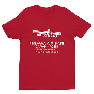 MISAWA AIR BASE (MSJ;RJSM) in MISAWA; JAPAN (JP) T-shirt