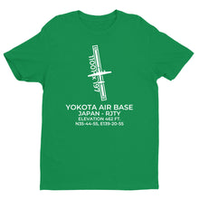 Load image into Gallery viewer, YOKOTA AIR BASE (OKO; RJTY) in FUSSA; JAPAN T-shirt