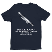 Load image into Gallery viewer, DESIDERIO AAF (RKSG) at CAMP HUMPHREYS (USAG-H) in SOUTH KOREA (SK) T-Shirt