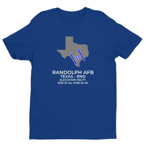 RND facility map in UNIVERSAL CITY; TEXAS, Royal Blue