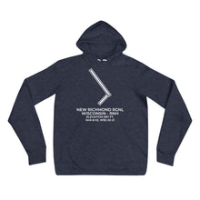 Load image into Gallery viewer, RNH facility map in NEW RICHMOND; WISCONSIN Hoodie