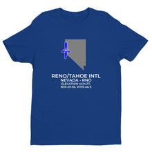 Load image into Gallery viewer, RNO facility map in RENO; NEVADA, Royal Blue