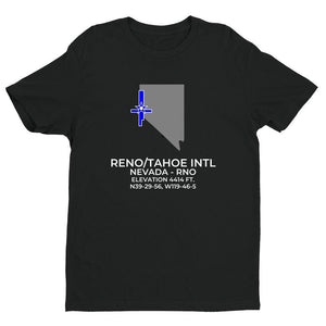 RNO facility map in RENO; NEVADA, Black