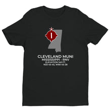 Load image into Gallery viewer, CLEVELAND MUNI in CLEVELAND; MISSISSIPPI (RNV; KRNV) T-Shirt