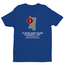 Load image into Gallery viewer, CLEVELAND MUNI in CLEVELAND; MISSISSIPPI (RNV; KRNV) T-Shirt