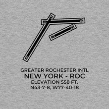 Load image into Gallery viewer, roc rochester ny t shirt, Gray
