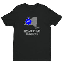 Load image into Gallery viewer, ROC facility map in ROCHESTER; NEW YORK, Black